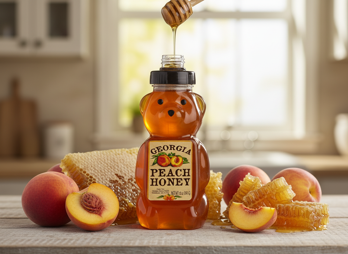 honyページ Georgia Peach Infused Honey – Georgia Peach World