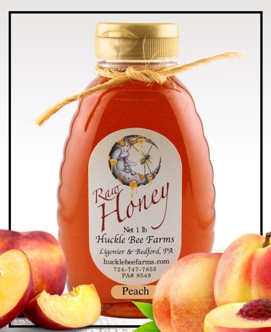 Peach Infused Honey