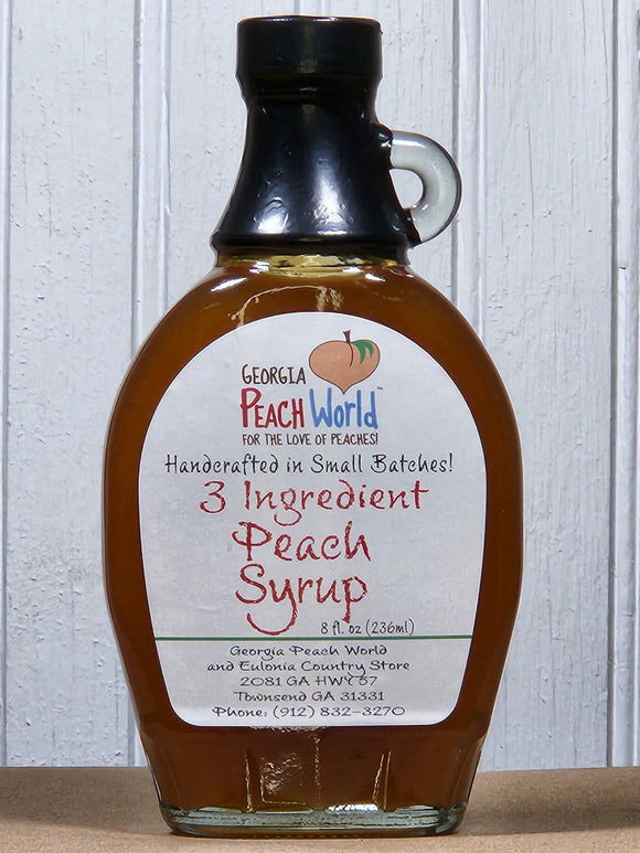 Premium 3-Ingredient Peach Syrup