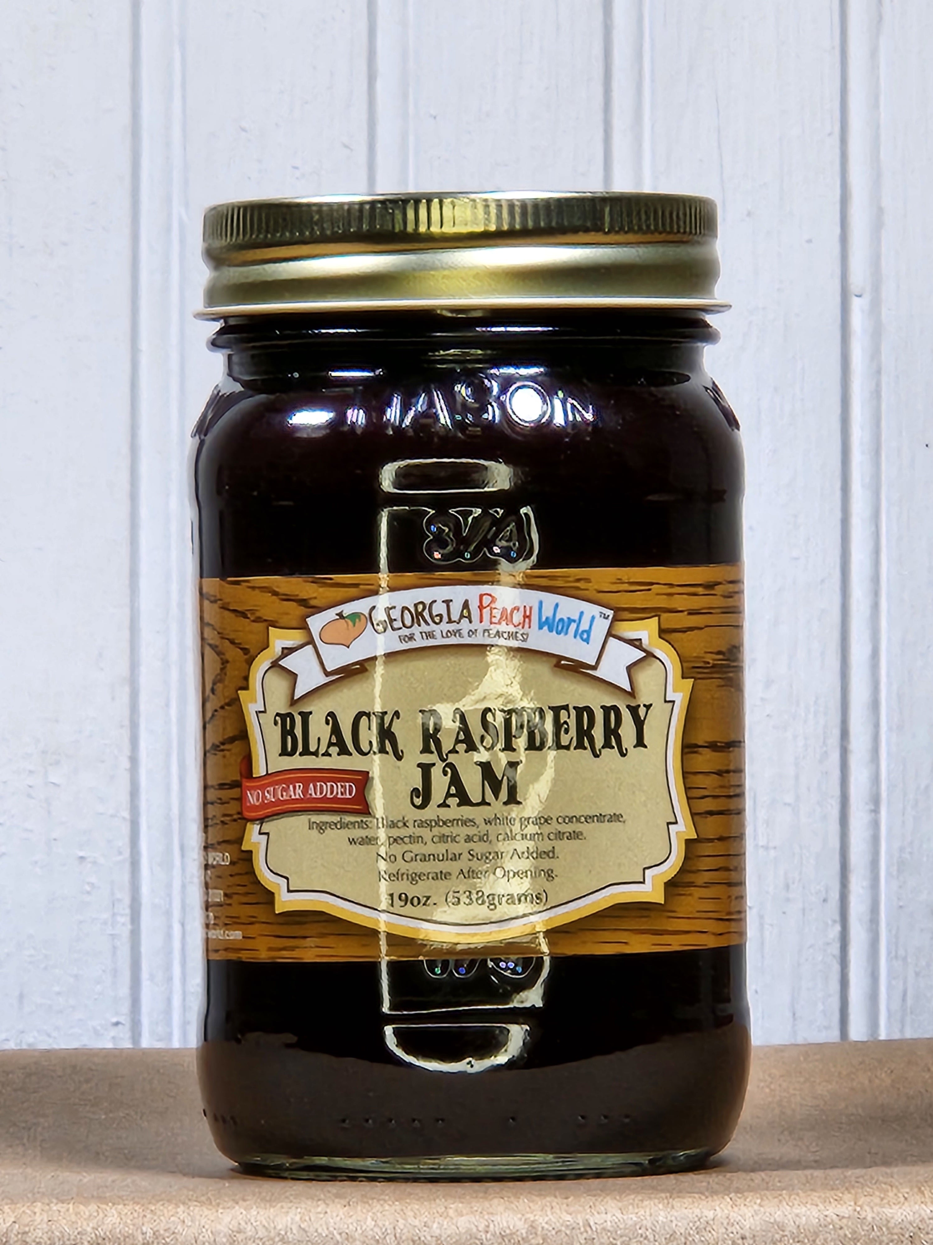 Black Raspberry Jam - No Sugar Added