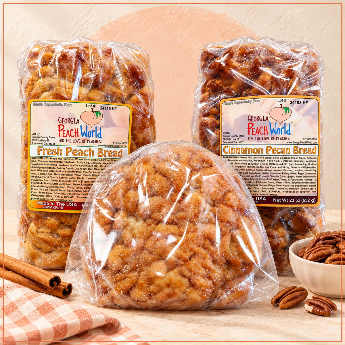 Cinnamon Pecan Bread