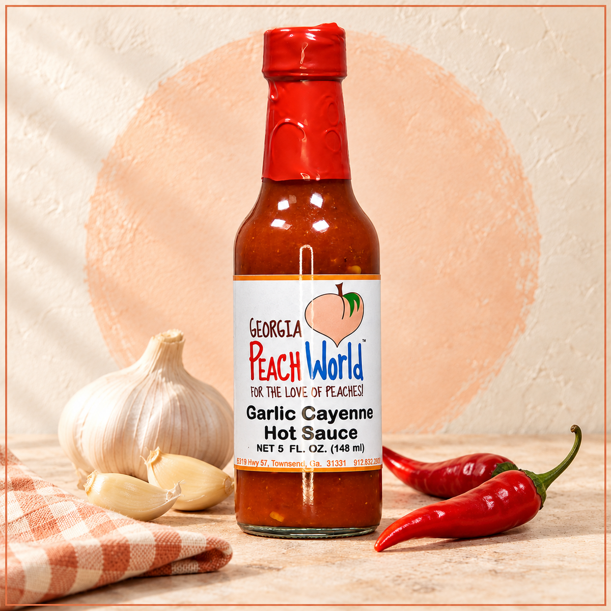 Garlic Cayenne Hot Sauce