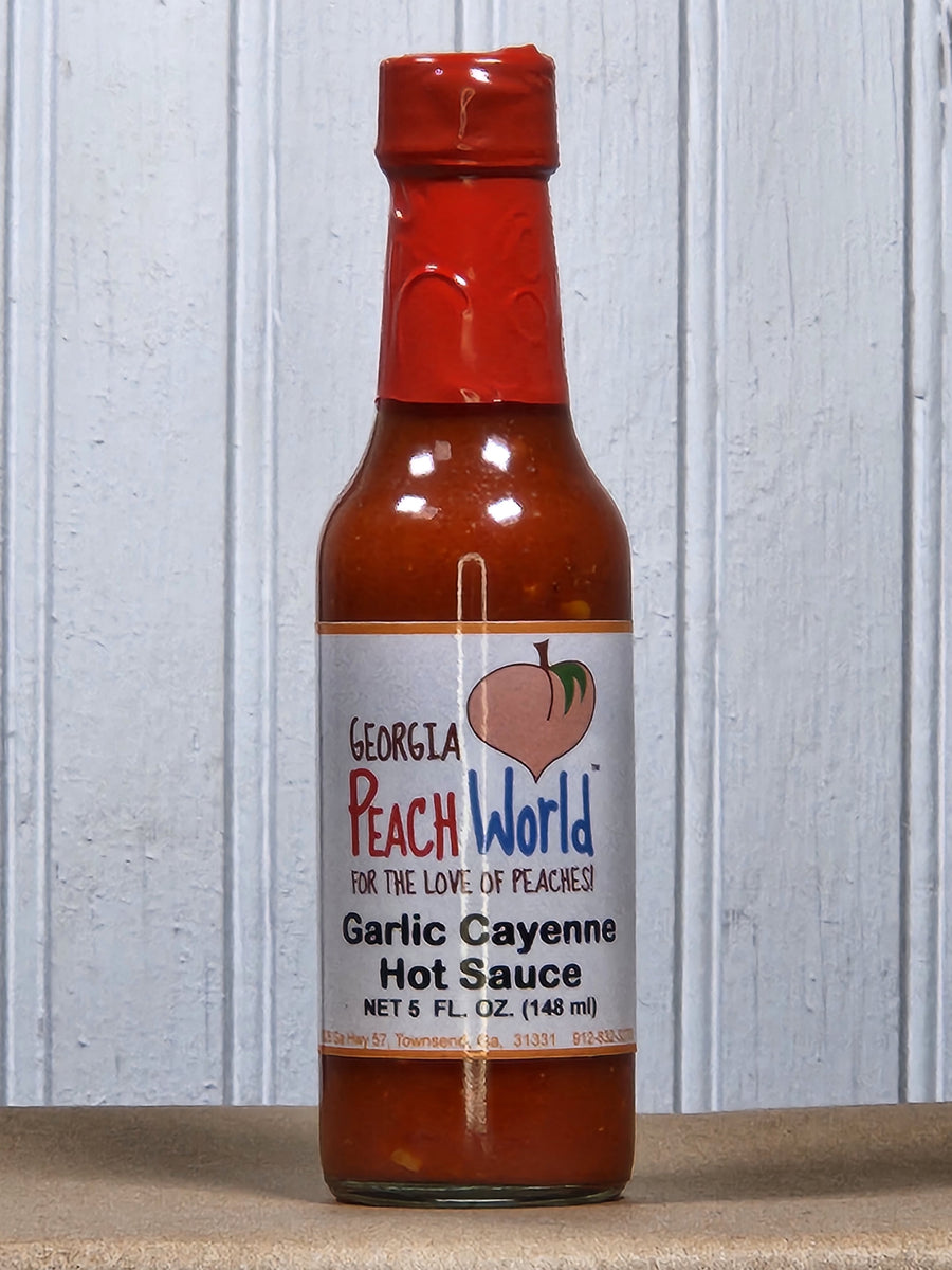 Garlic Cayenne Hot Sauce Peach World