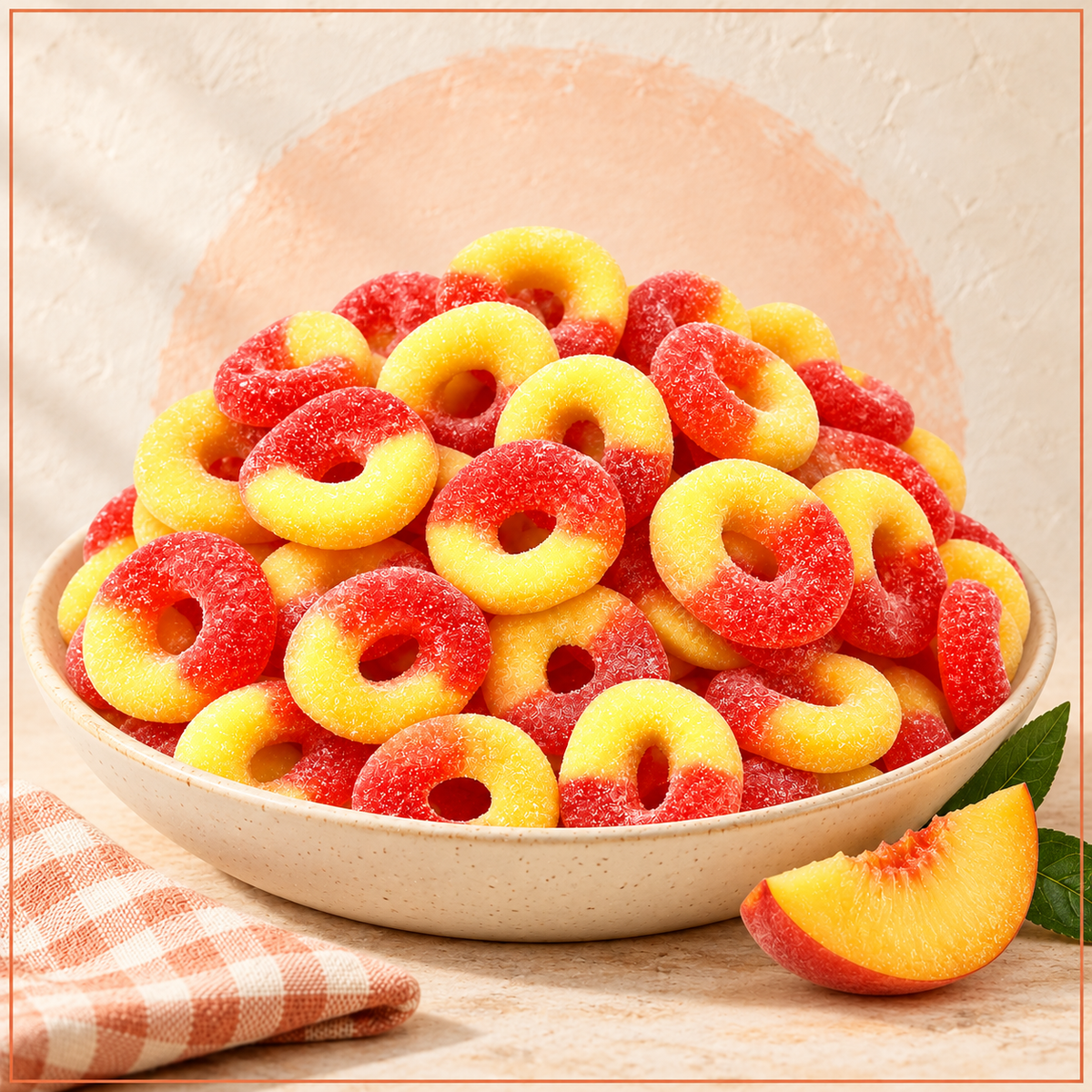 Peach Candy Snack Box