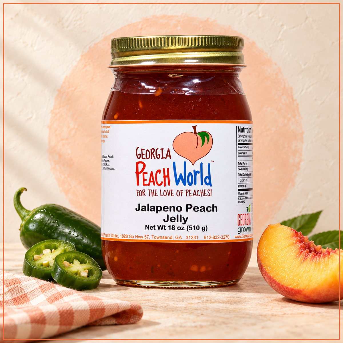 Jalapeno Peach Jelly