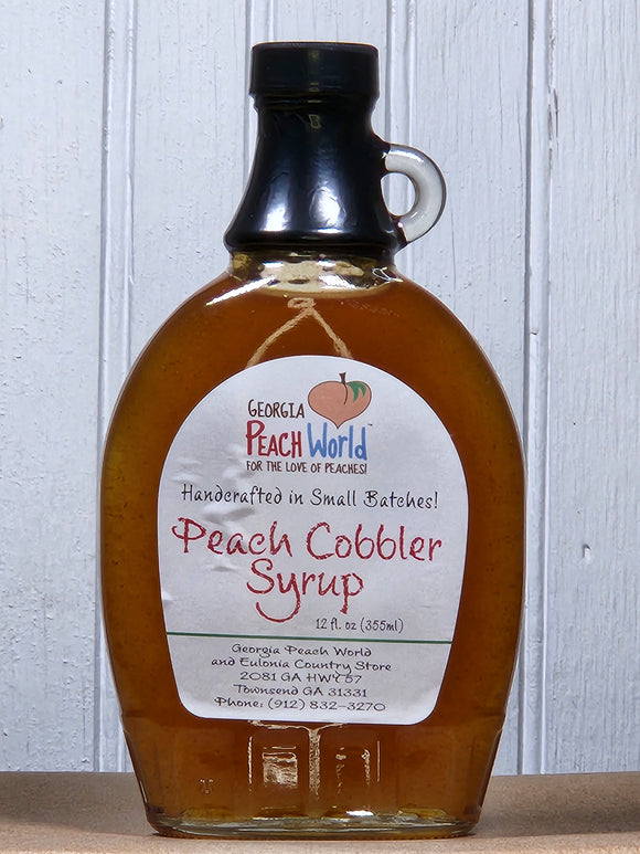 Peach Cobbler Syrup