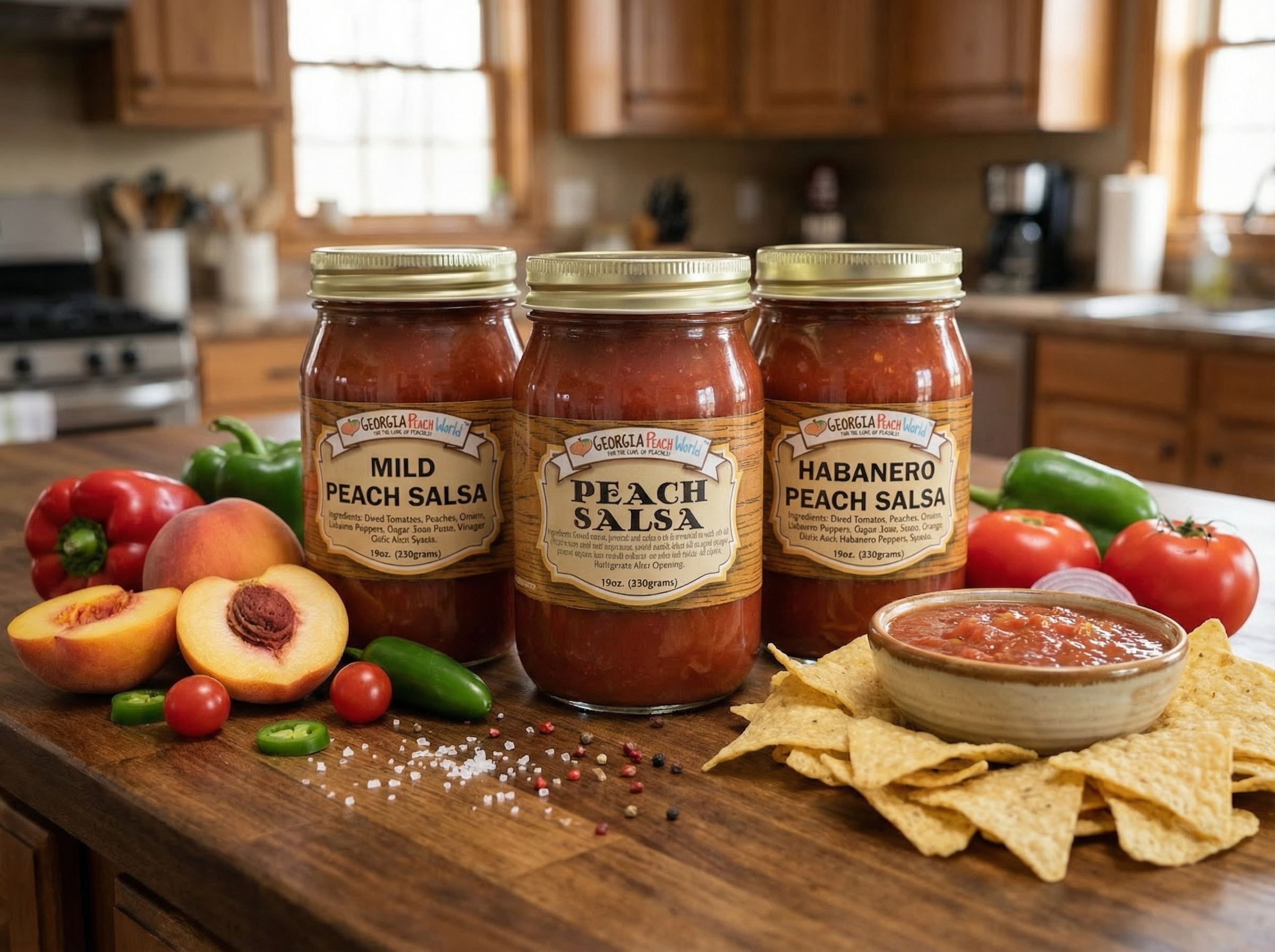 Peach Salsa Trio - New Arrival Pre-order