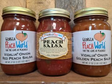 Salsa trio. Picture of three of our most popular salsa options. 