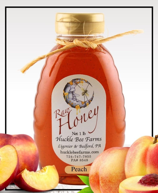 Peach Infused Honey