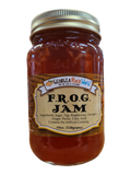 standard glass mason jar containing F.R.O.G. jam