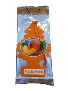 Peach scented tree shaped air freshener 