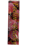 Long car bumper with the text "Feelin' Peachy" on a peach graphic background