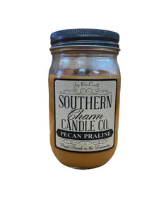 Southern Charm Soy Candle - Pecan Praline